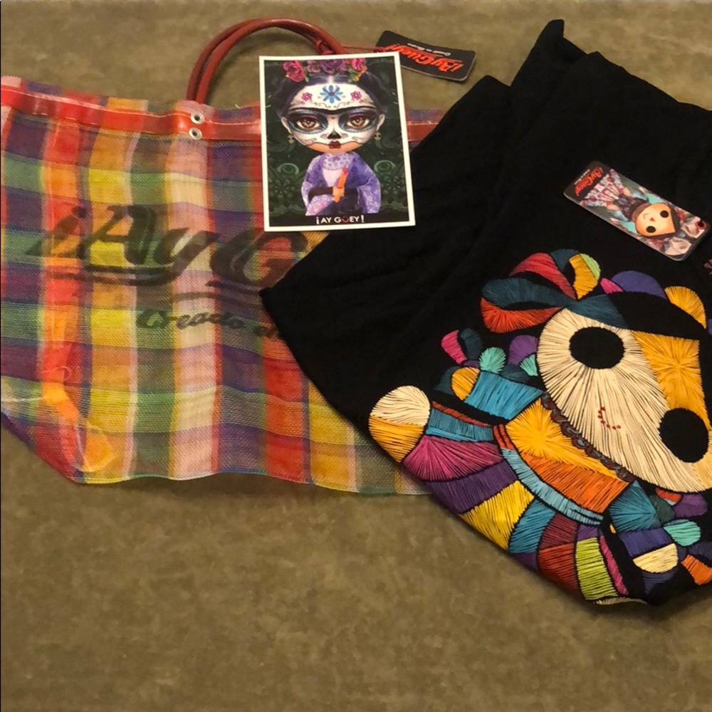 Long Sleeve AY Güey Shirt with Shopper Tote